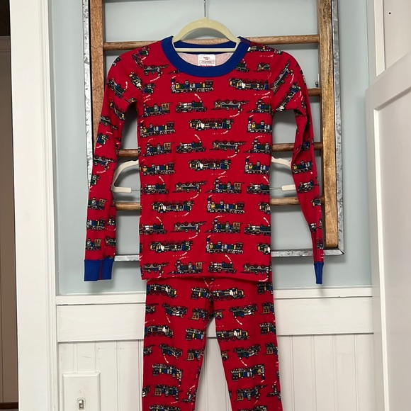 Hanna Andersson pajamas train size 10 140 - Picture 1 of 9
